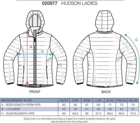 Clique Hudson Hooded Ladies  Jacket - Image 4